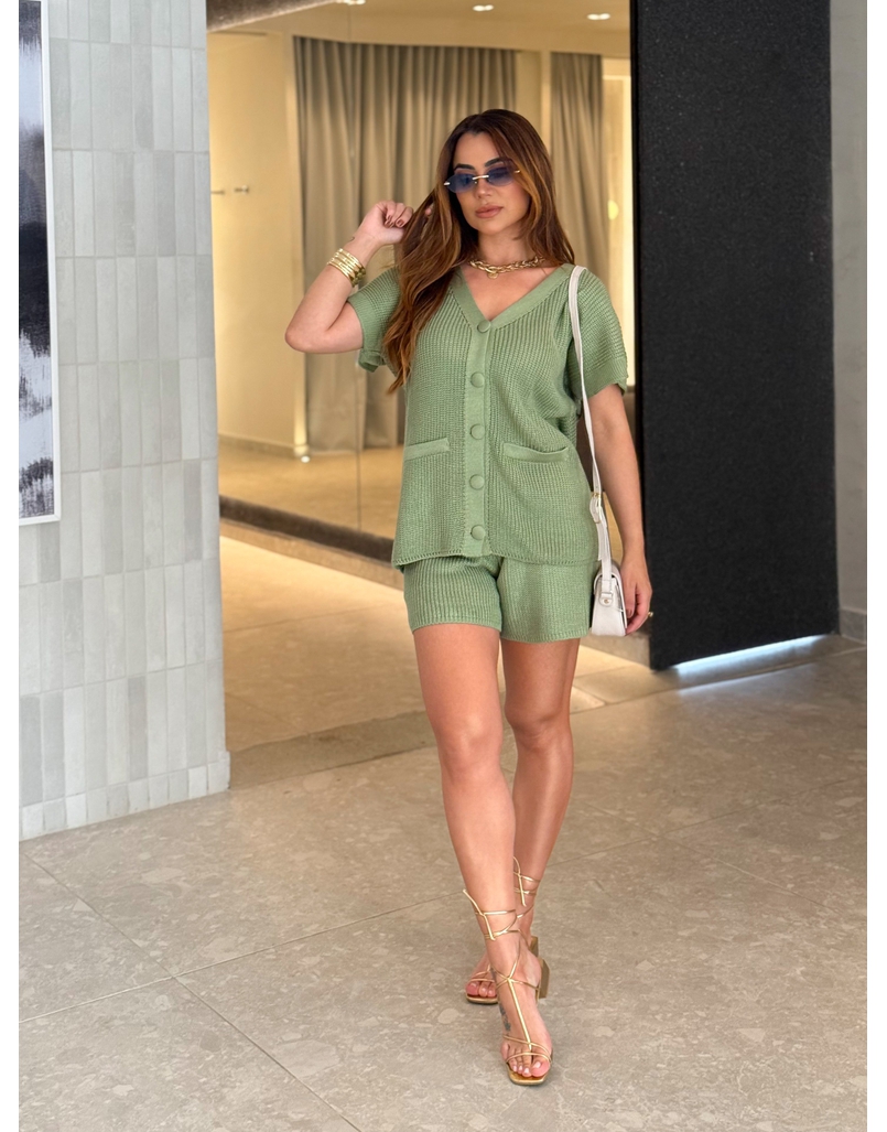 Conjunto Tricot Camily Oliva