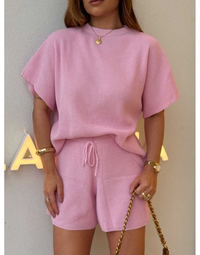 Conjunto Tricot Bella Rosa