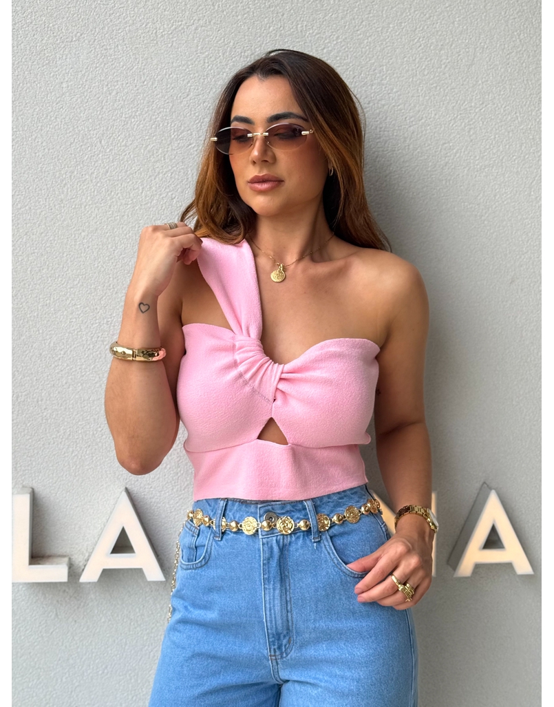 Blusa Tricot Vitória Rosa