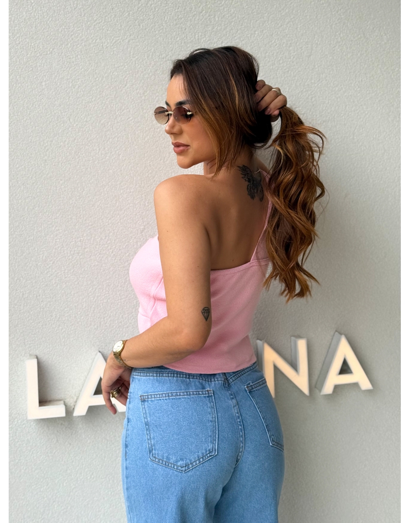 Blusa Tricot Vitória Rosa