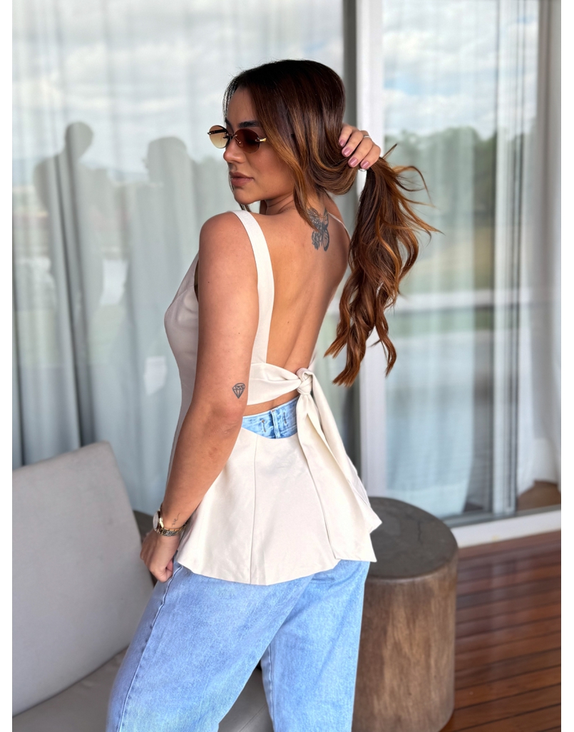 Blusa Peplum Natalie Areia