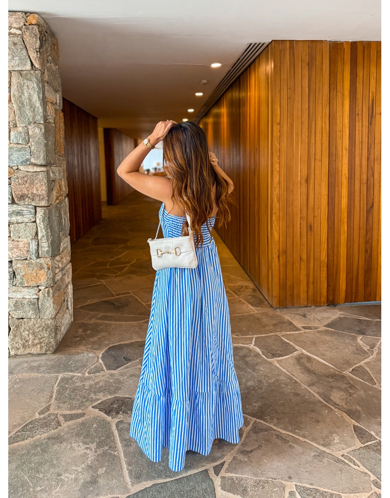 Vestido Listrado Tomara que Caia Alanis