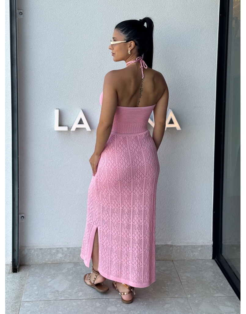 Vestido Tricot Verônica Rosa