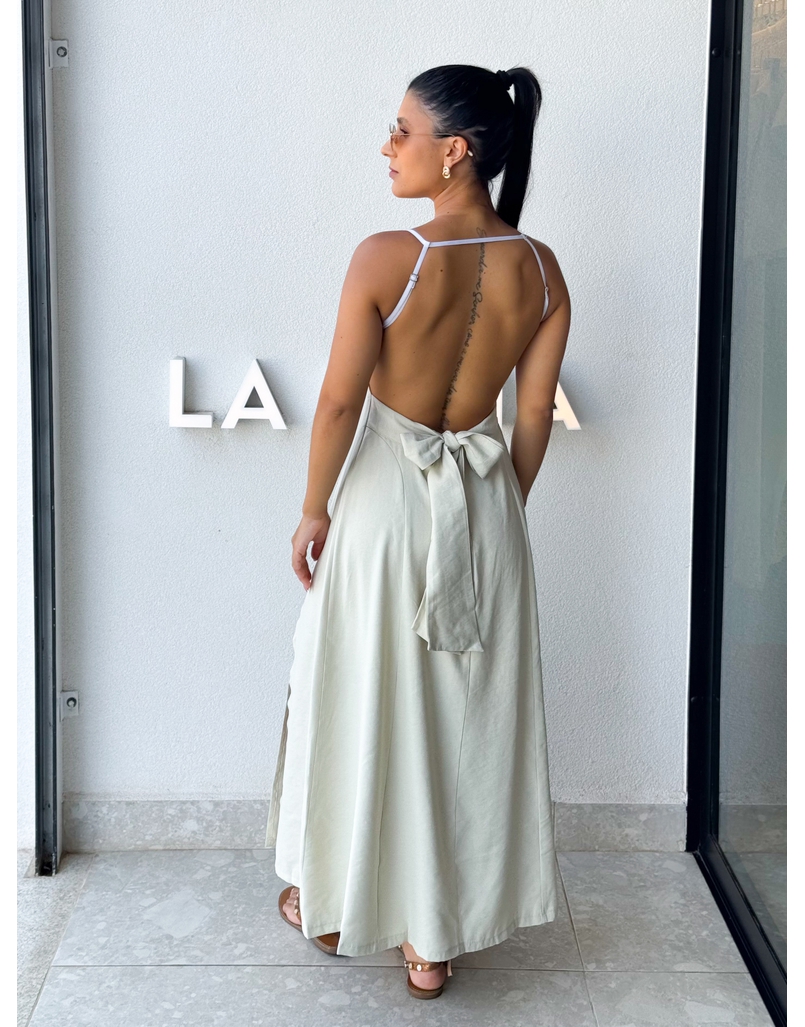Vestido Midi Lilian Areia