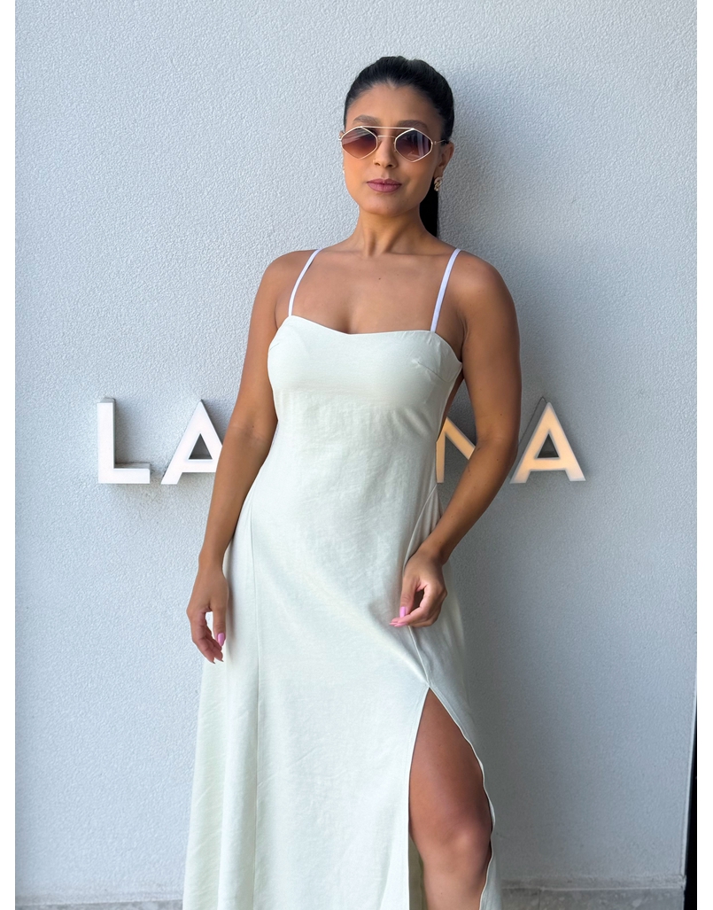 Vestido Midi Lilian Areia