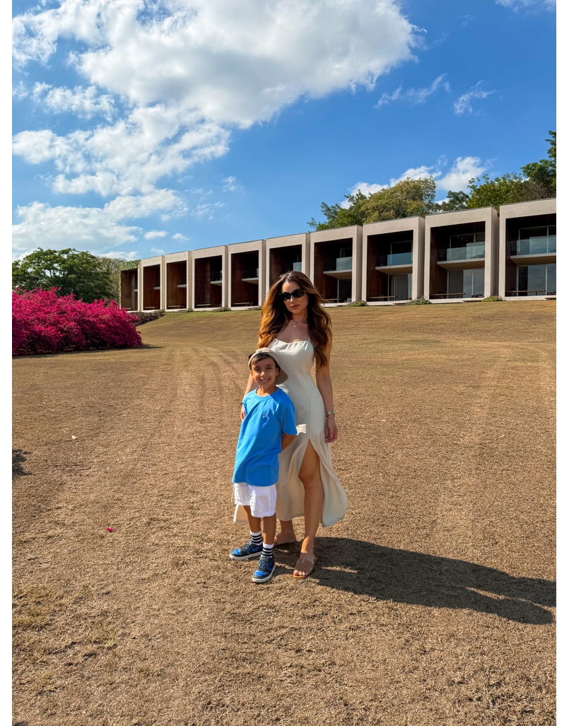 Vestido Midi Lilian Areia