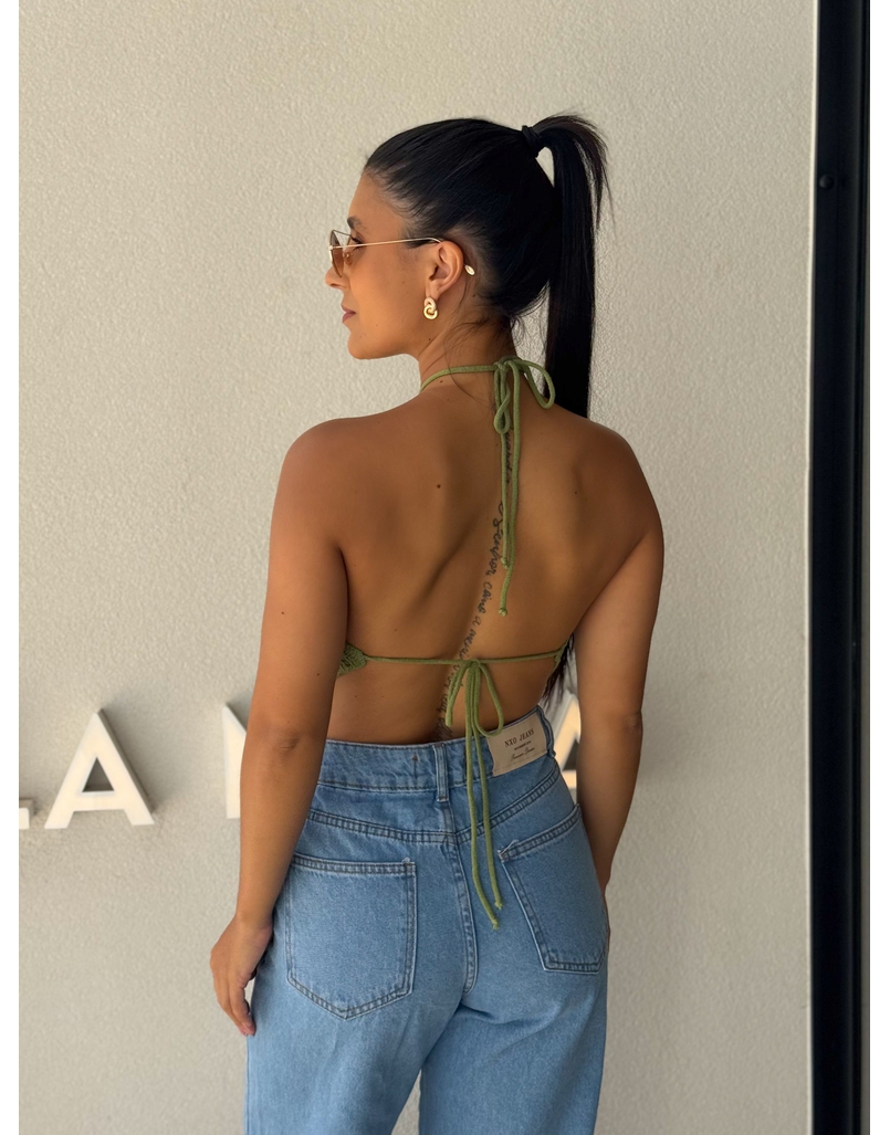 Blusa Tricot Sil Verde