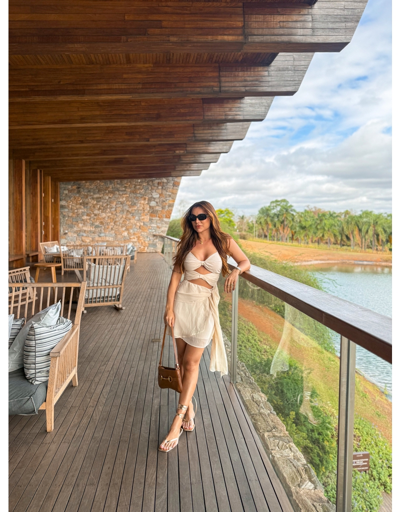 Vestido Dandara Areia