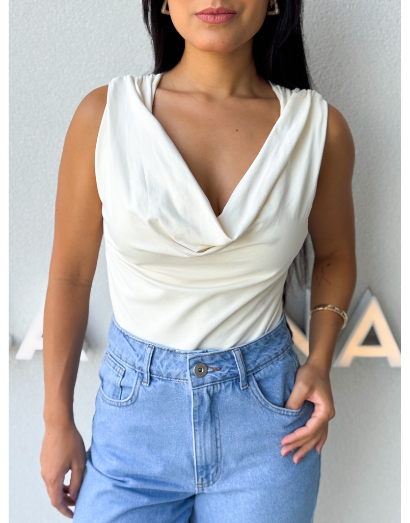 Body Decote Gaia Off