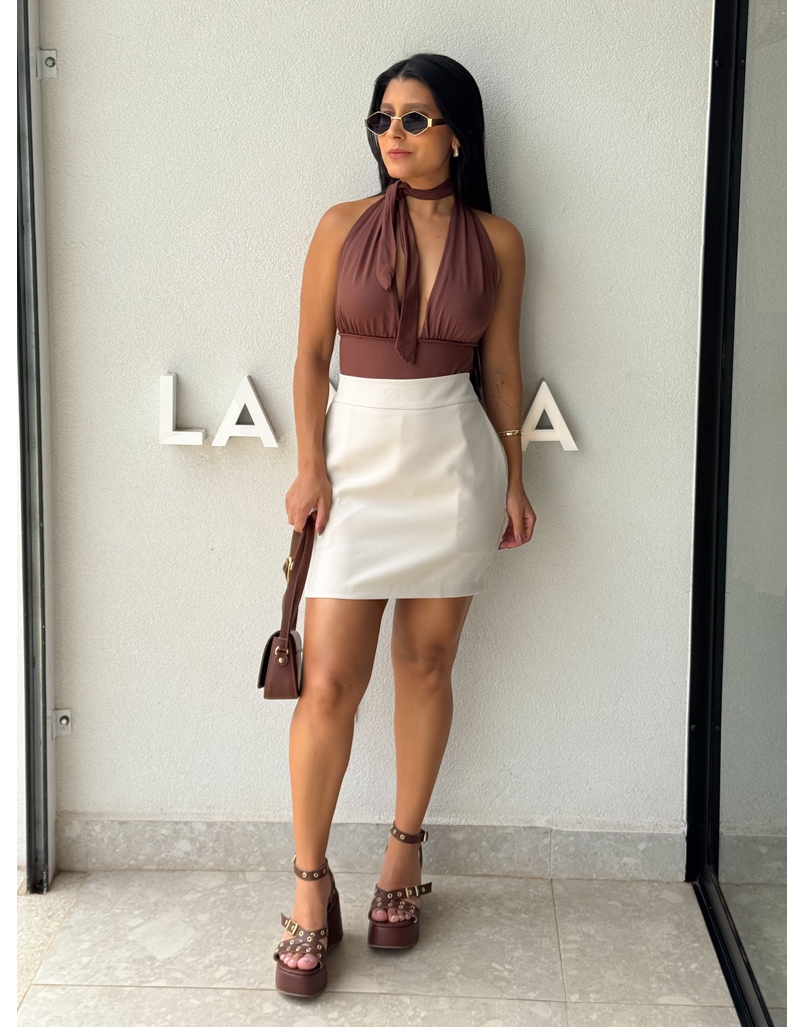 Body Frente Única Fabi Café 