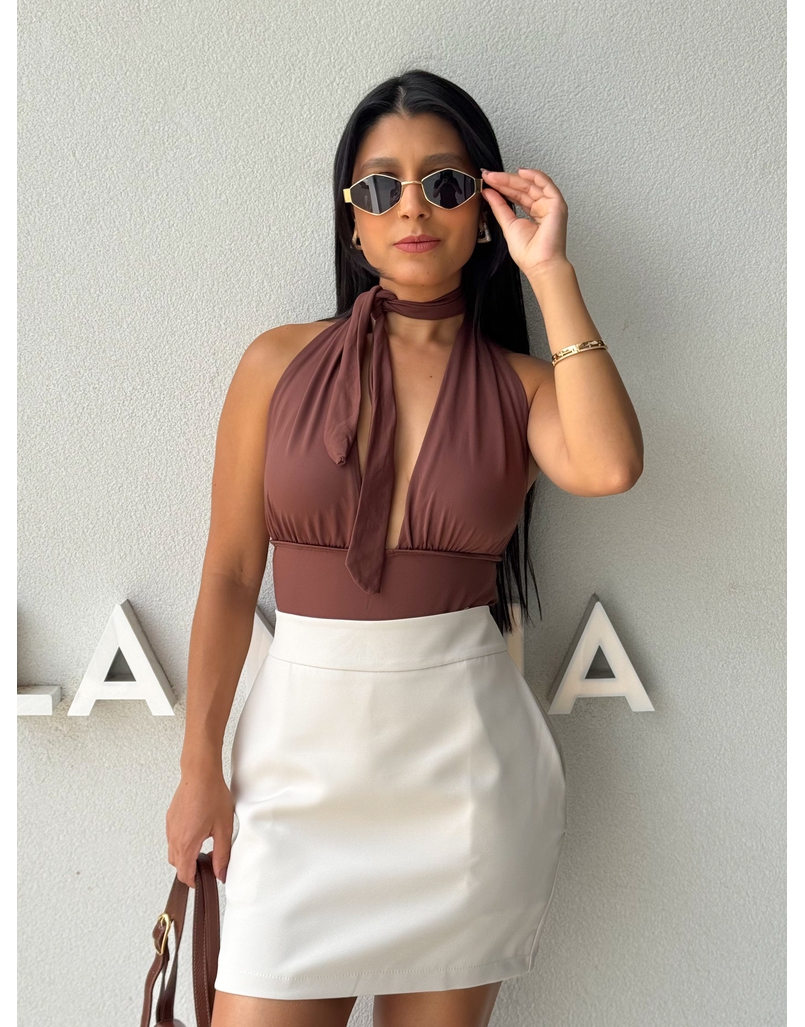 Body Frente Única Fabi Café 