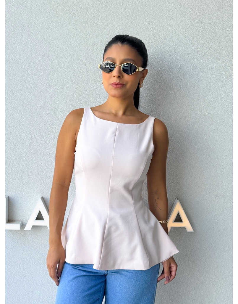 Blusa Peplum Natalie Rosa 