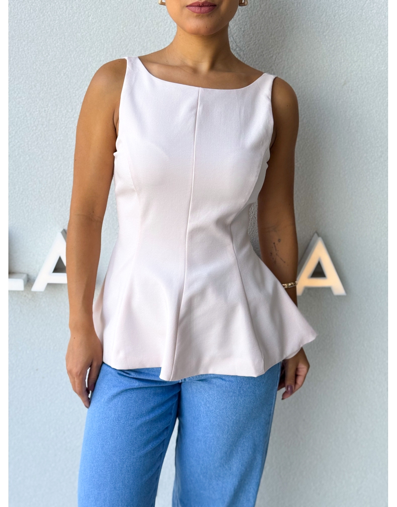 Blusa Peplum Natalie Rosa 