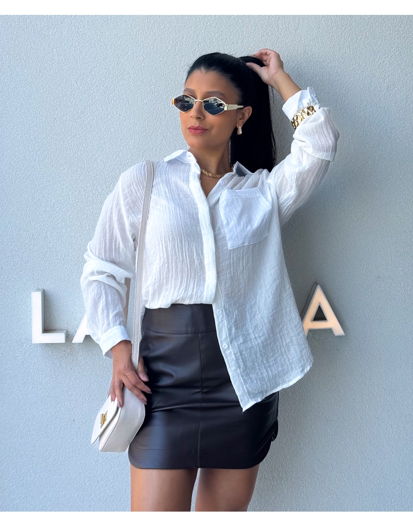 Camisa Viscolinho Aline Branco