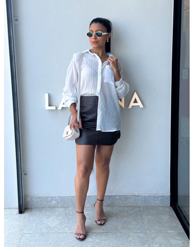 Camisa Viscolinho Aline Branco