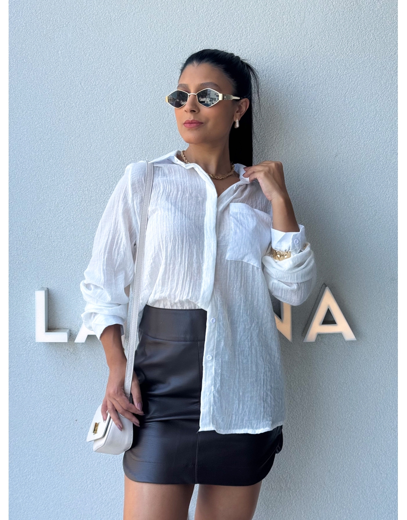 Camisa Viscolinho Aline Branco