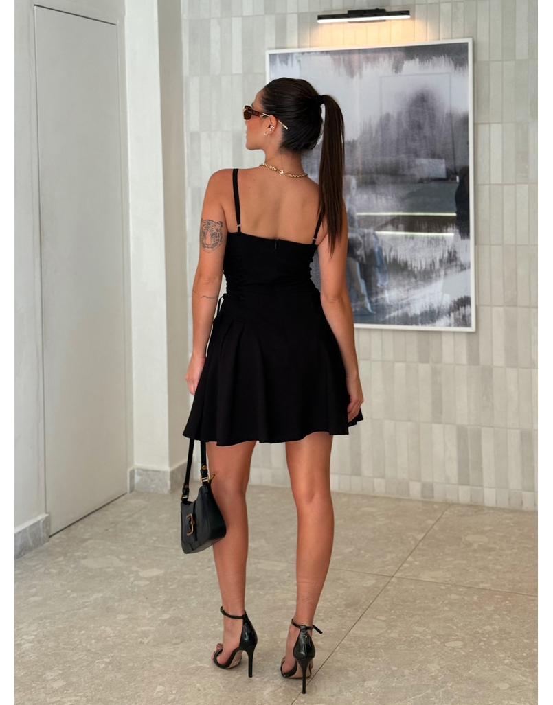 Vestido Alça Suzana Preto