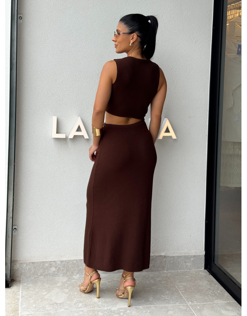 Vestido Tricot Luisa Café