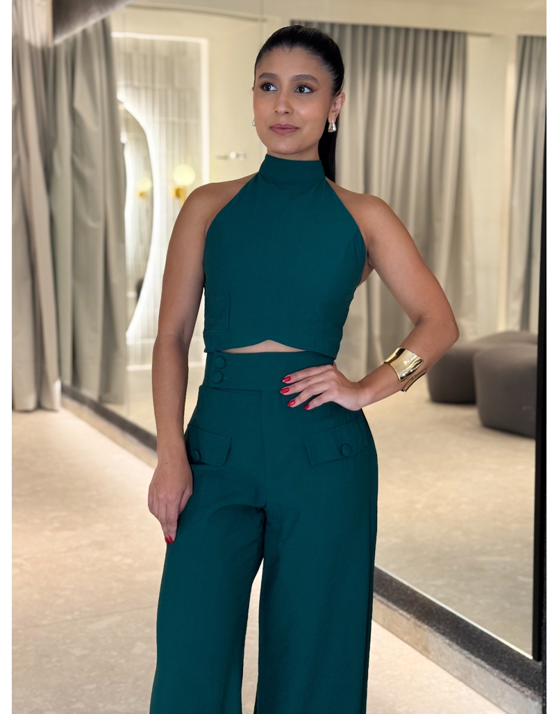 Conjunto Frente Única Raissa Verde