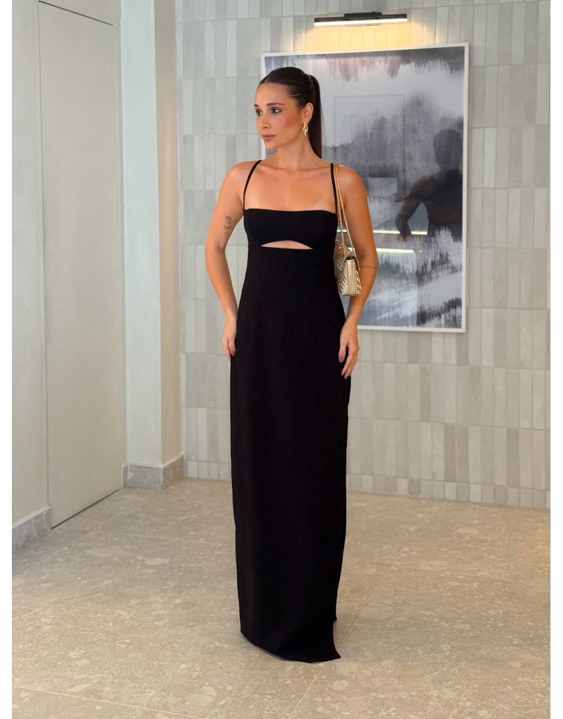 Vestido Longo Irlanda Preto