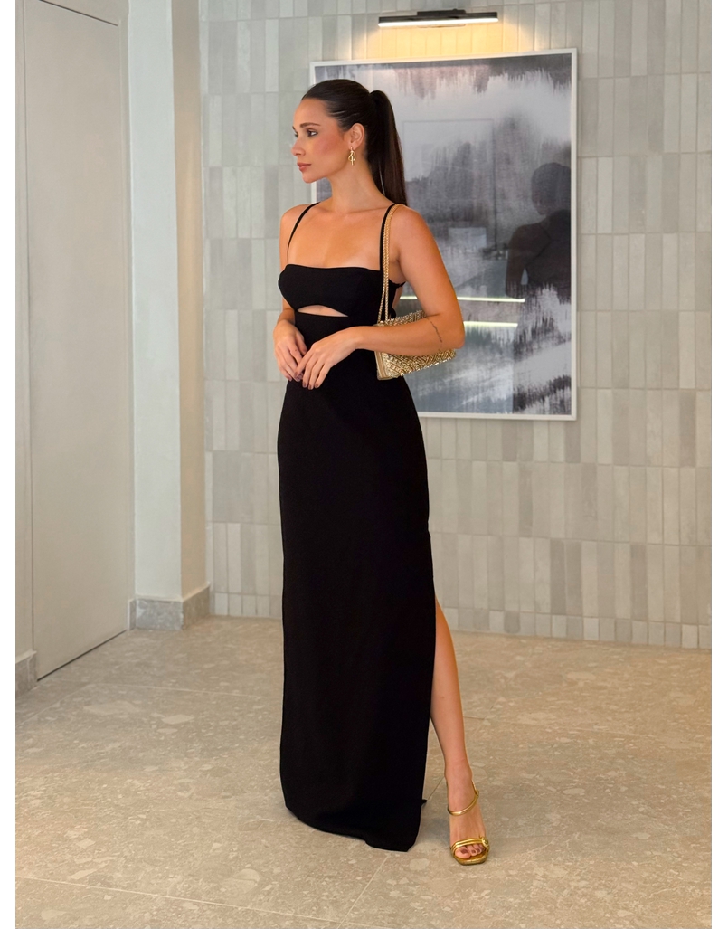 Vestido Longo Irlanda Preto