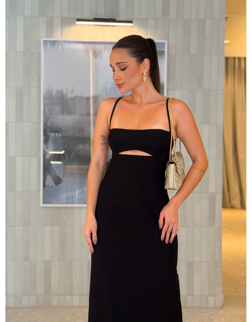 Vestido Longo Irlanda Preto