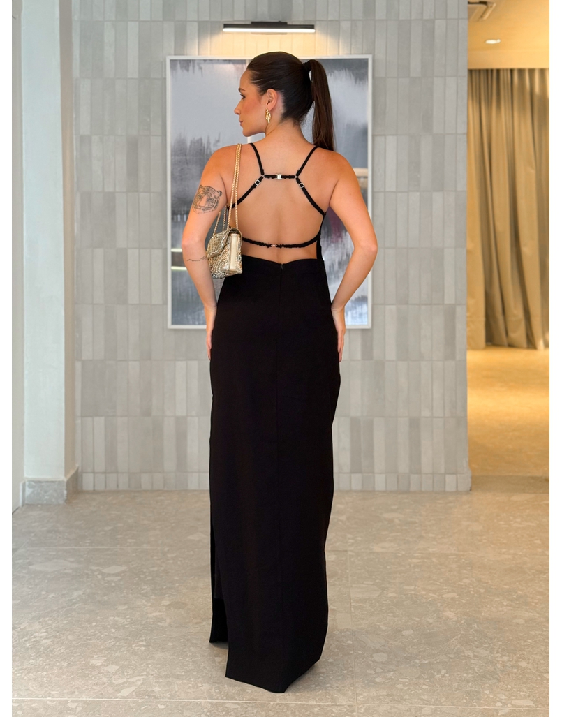 Vestido Longo Irlanda Preto