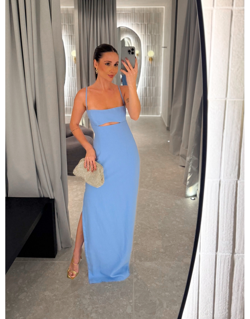 Vestido Longo Irlanda Azul