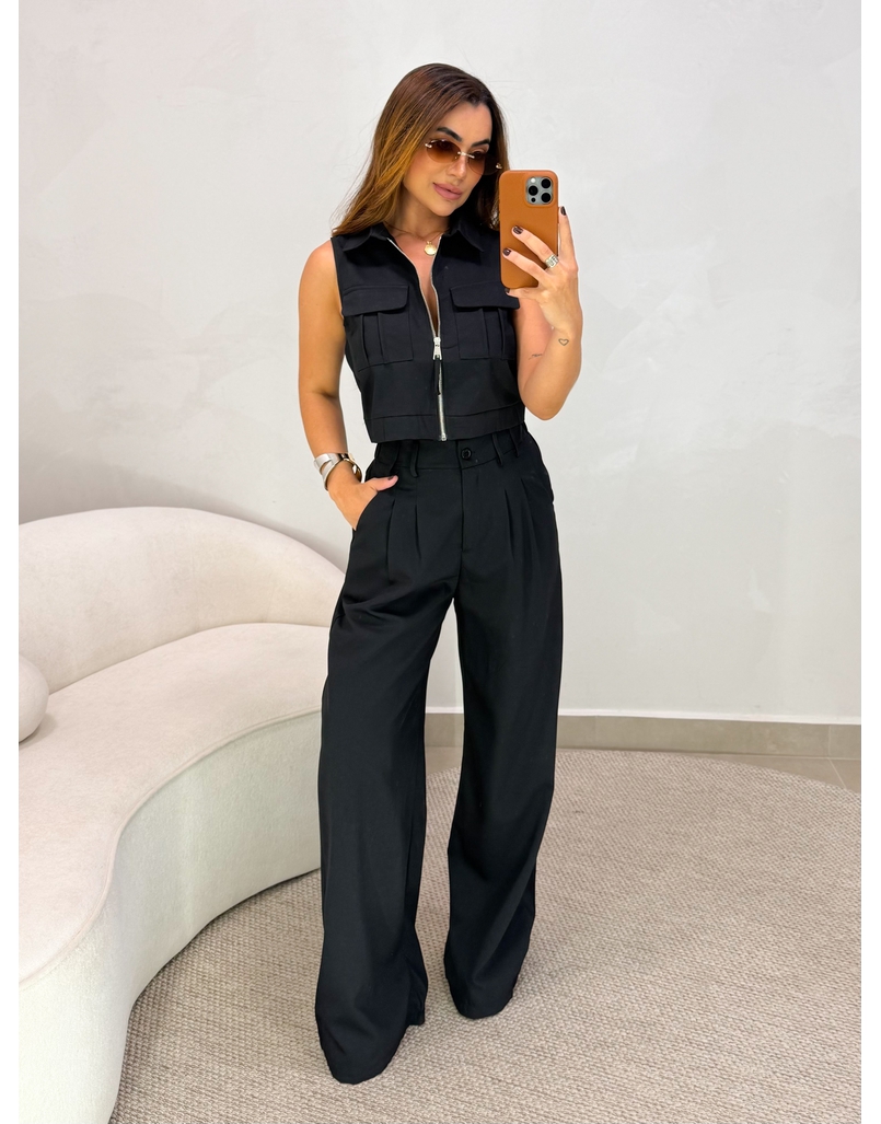 Conjunto Calça Samara Preto