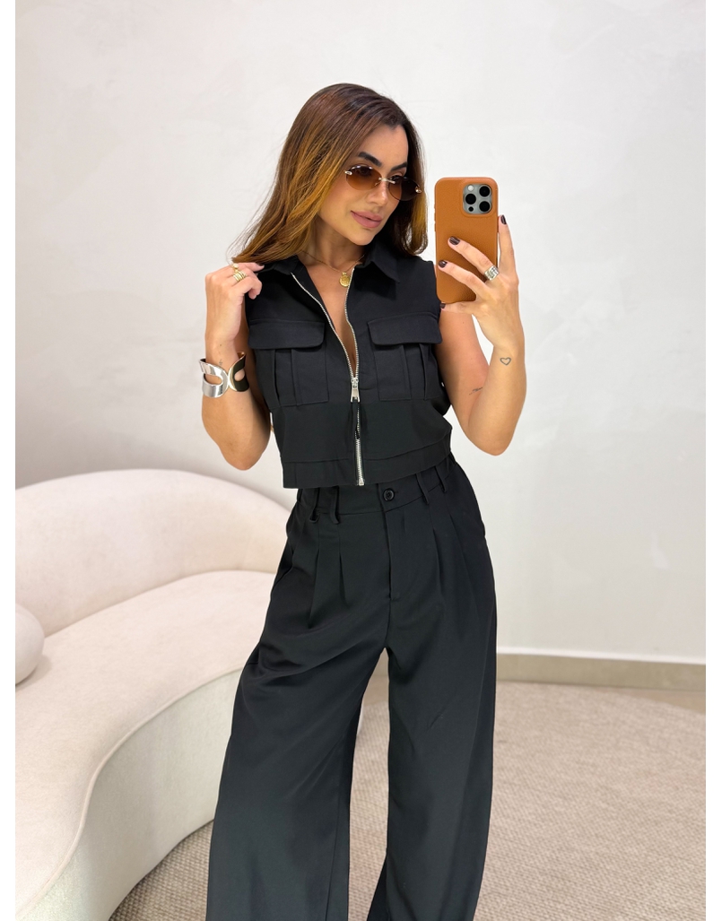 Conjunto Calça Samara Preto
