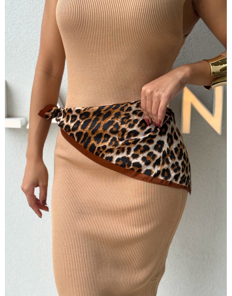 Lenço Rebeca Animal Print