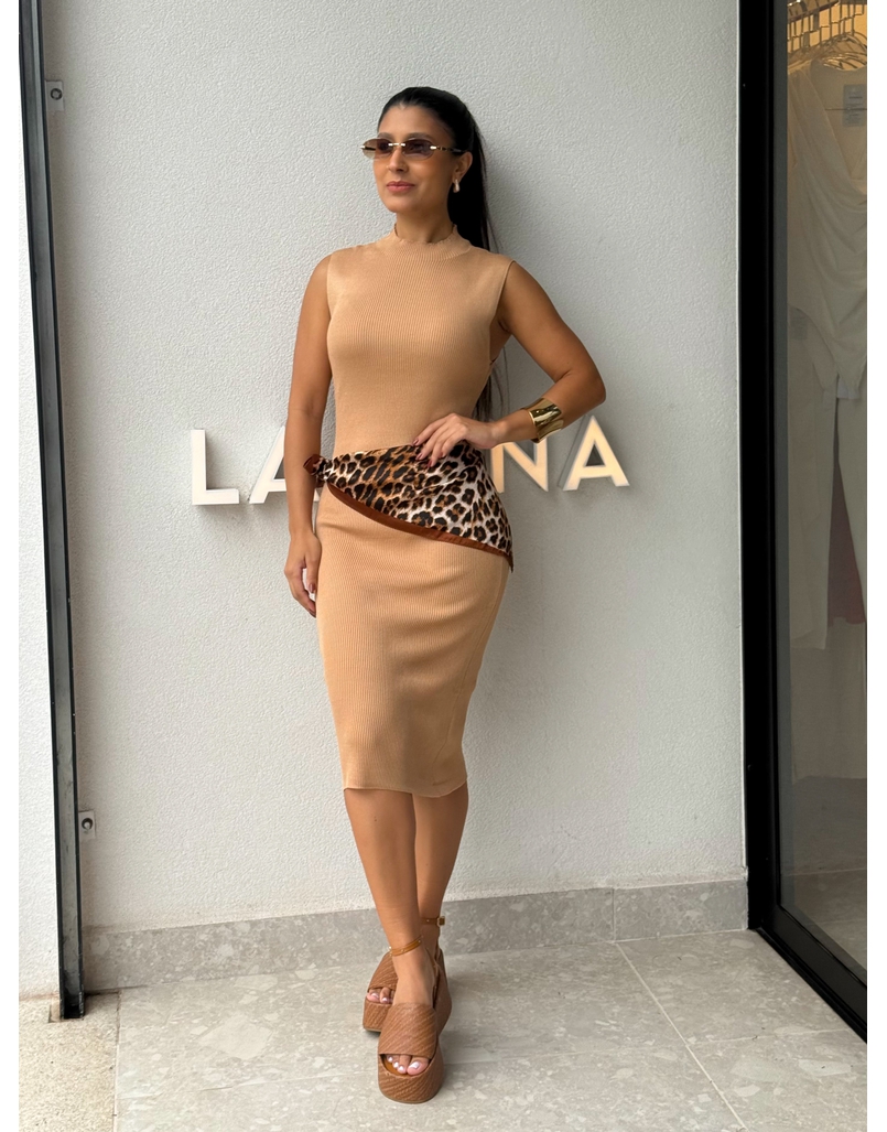 Lenço Rebeca Animal Print