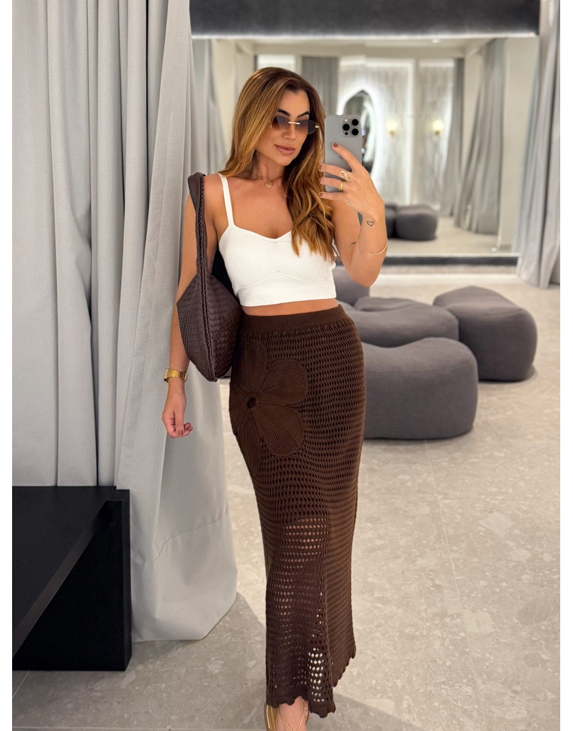 Saia Tricot Aisha Café 