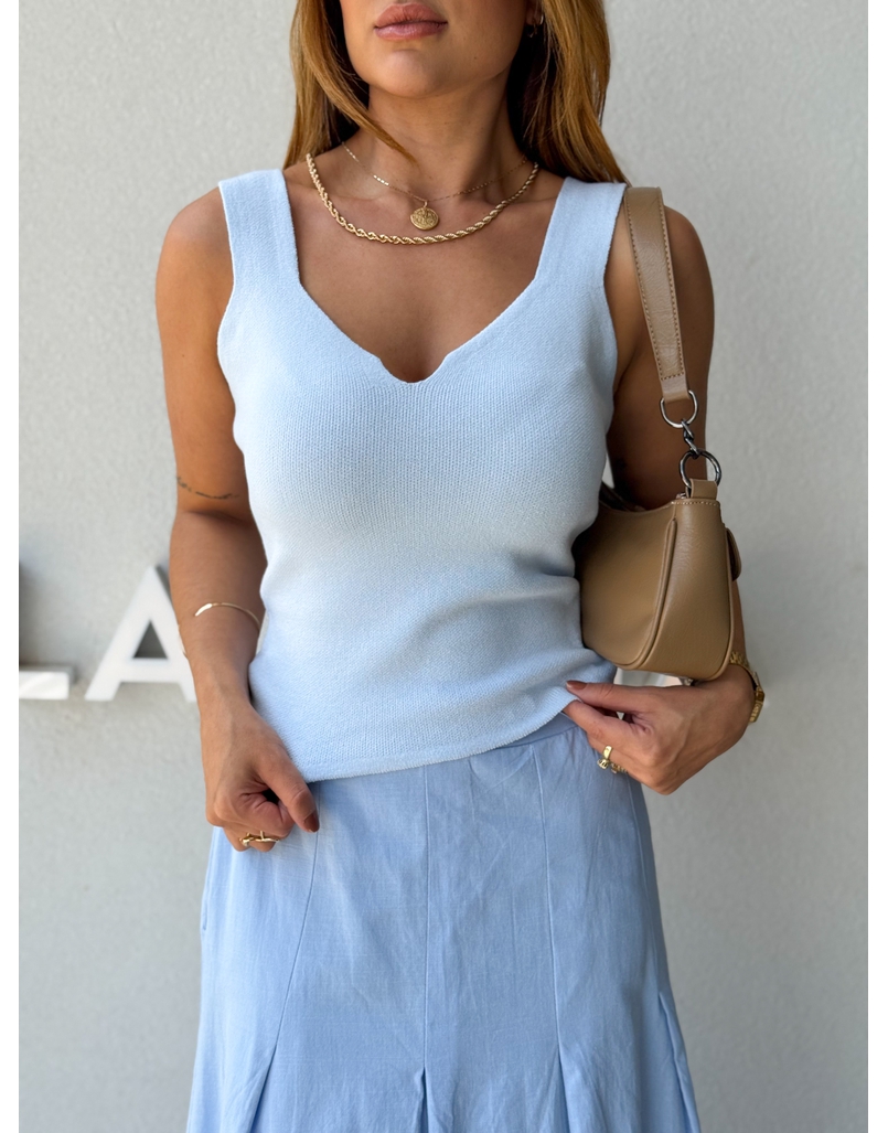 Blusa Tricot Marcia Azul