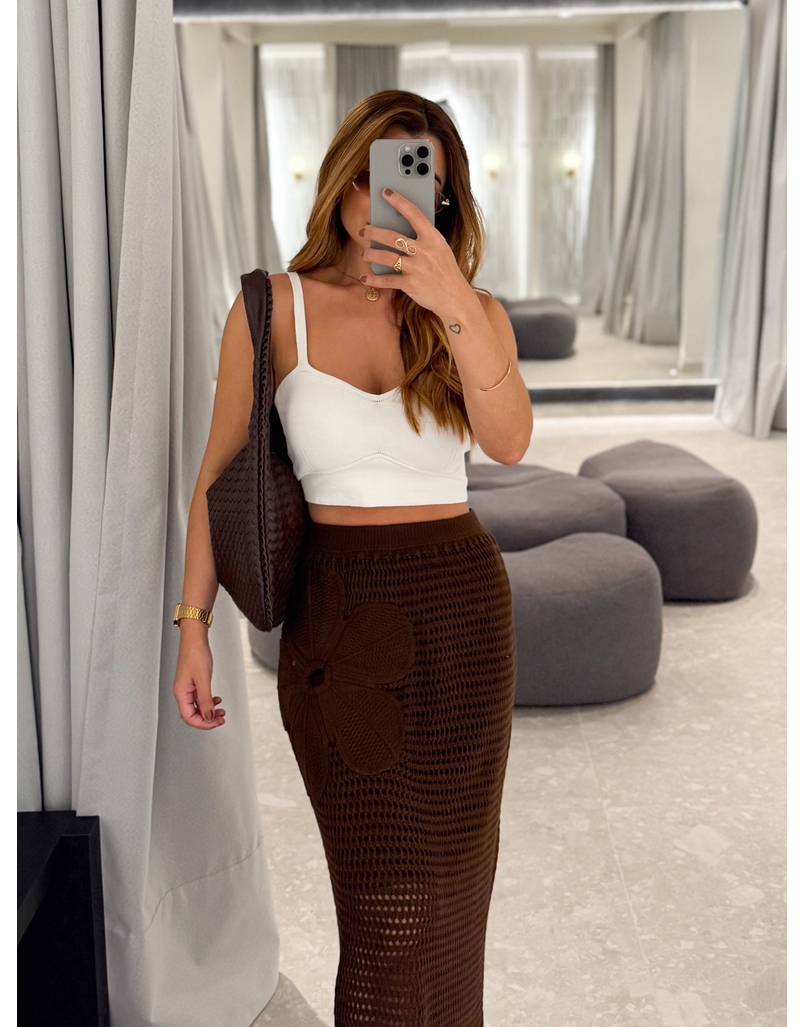 Cropped Tricot Alça Kenia Off