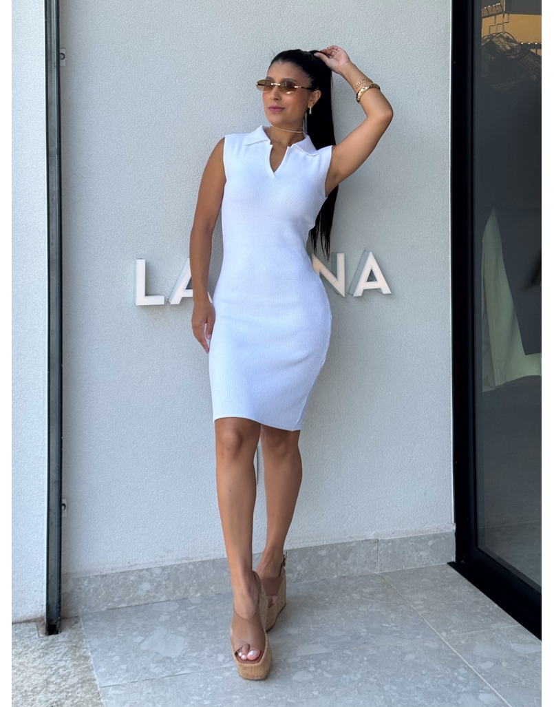 Vestido Gola Polo Chloe Off