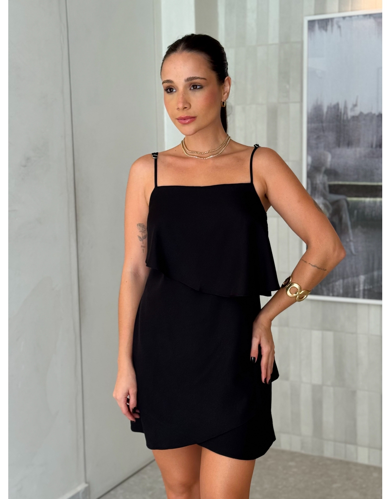 Vestido Alcinha Jordânia Preto