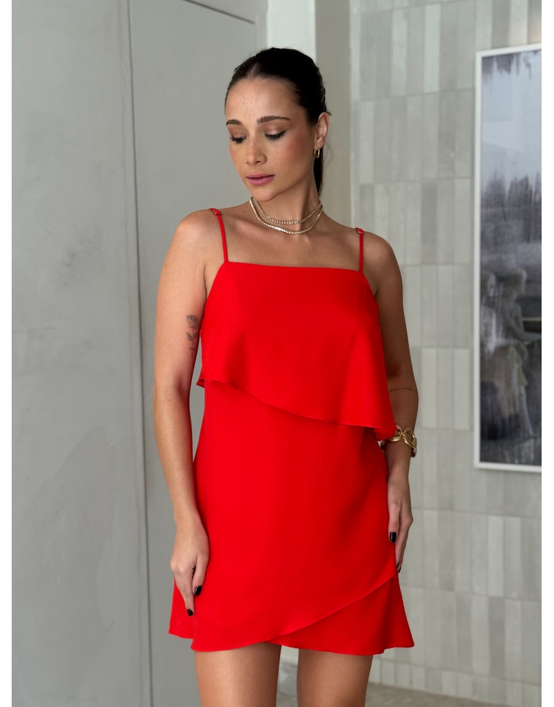 Vestido Alcinha Jordânia Vermelho