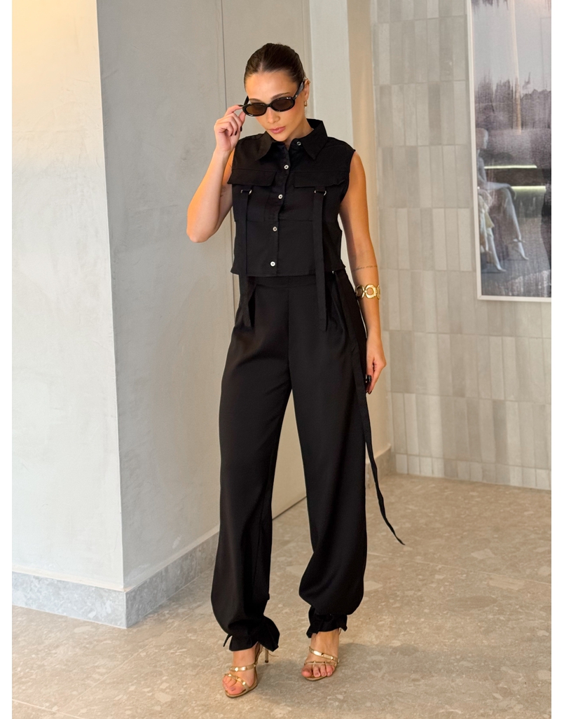 Conjunto Cargo Vanessa Preto