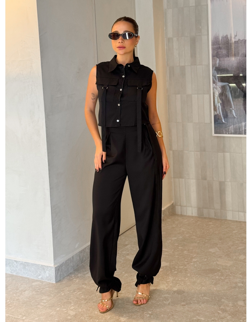 Conjunto Cargo Vanessa Preto