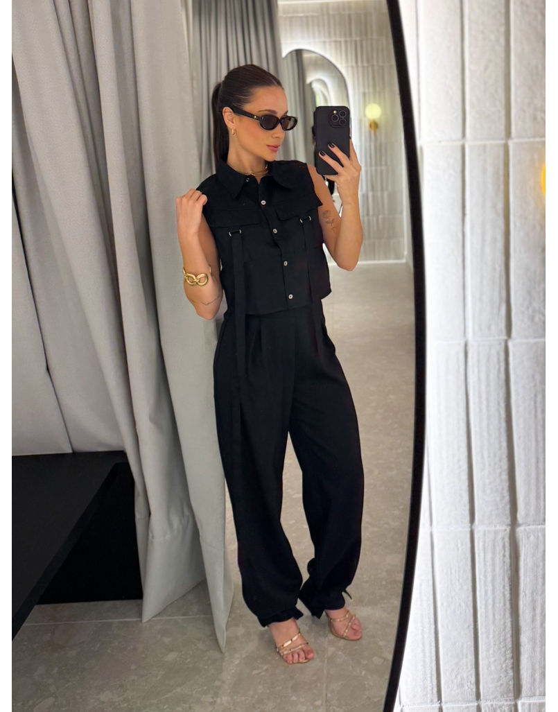 Conjunto Cargo Vanessa Preto