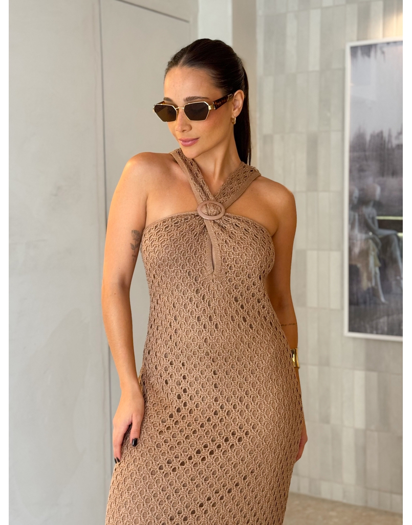 Vestido Tricot Jordana Cappuccino