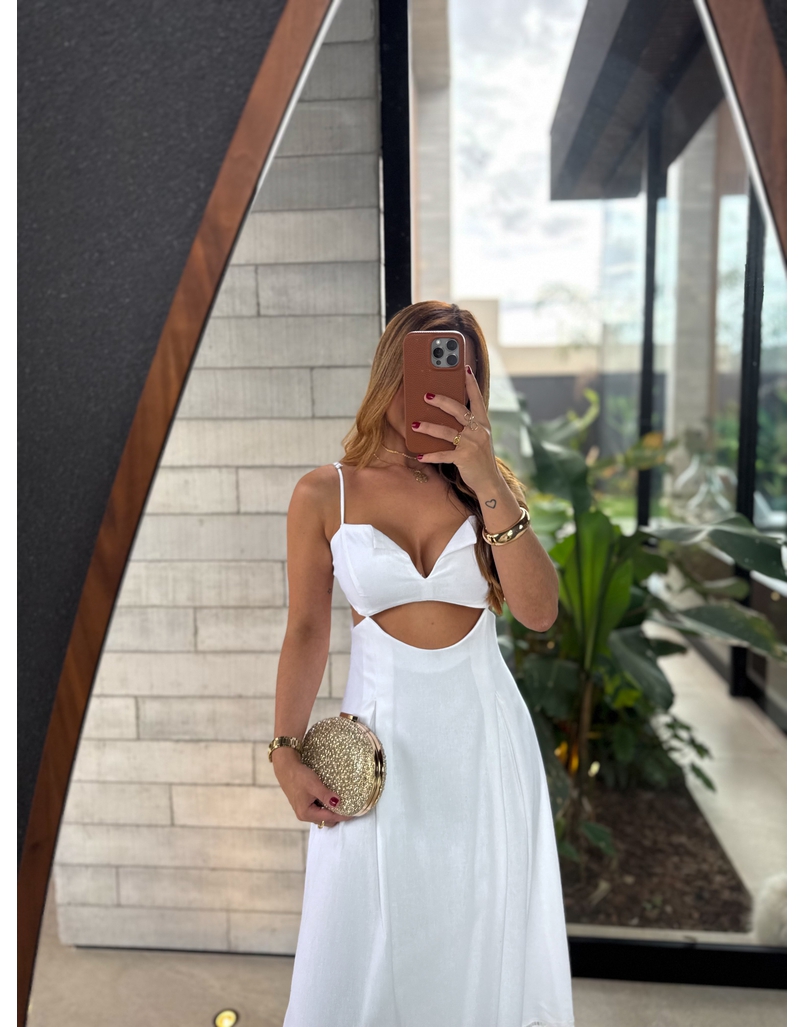 Vestido Midi Maraisa Branco 