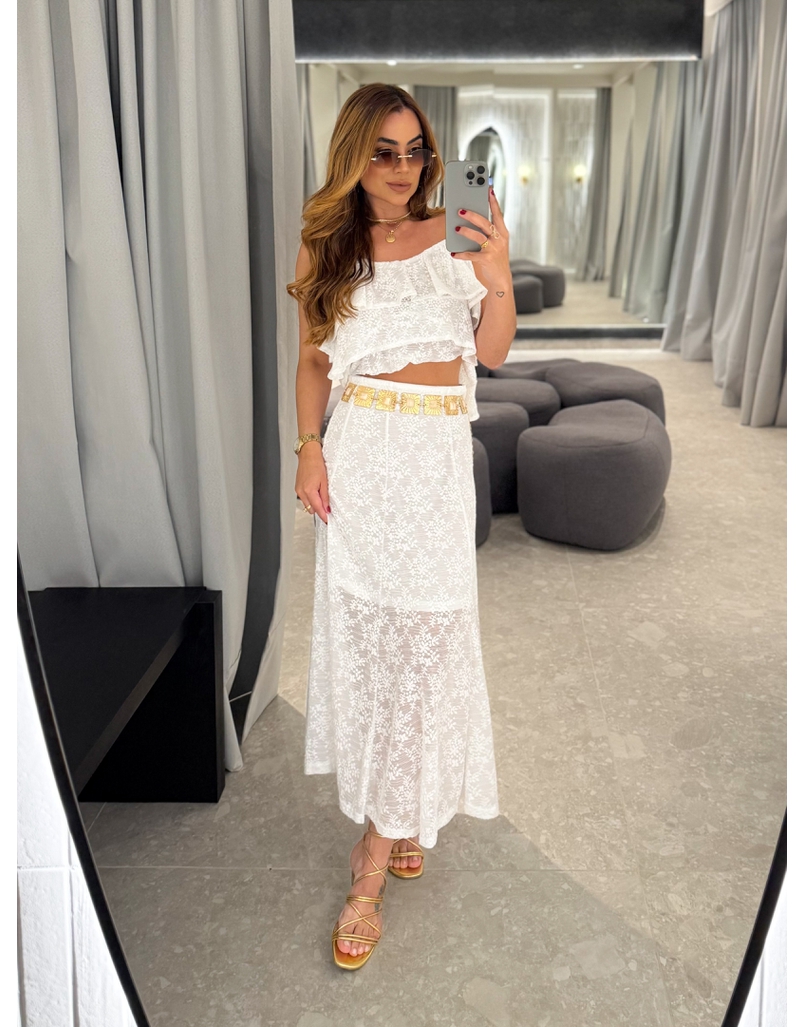 Conjunto Rendado Dara Branco