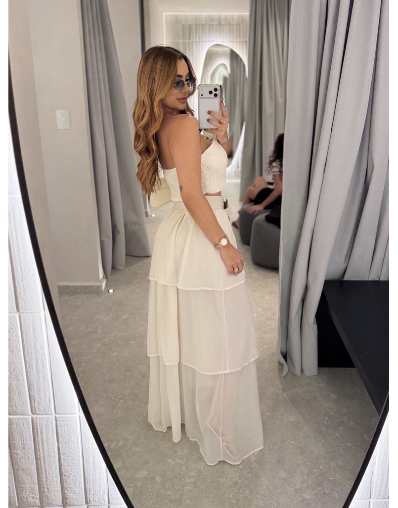 Conjunto Saia Rubia Off