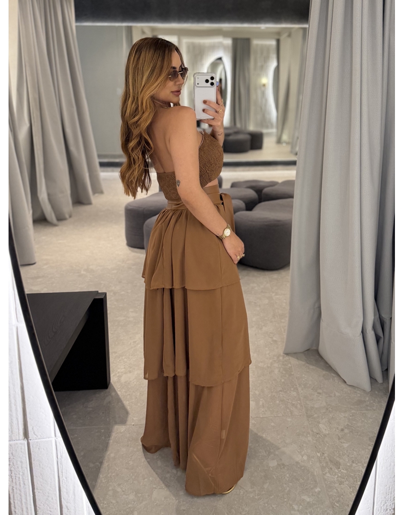 Conjunto Saia Rubia Café 