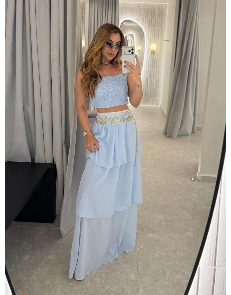 Conjunto Saia Rubia Azul