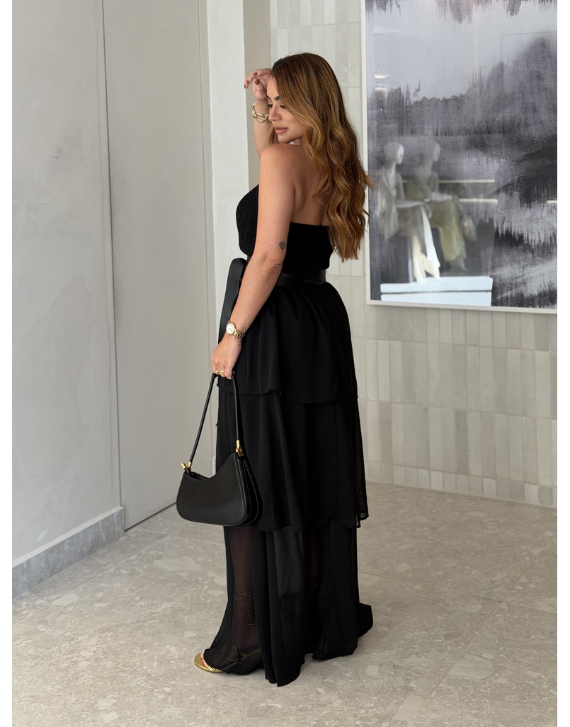 Conjunto Saia Rubia Preto