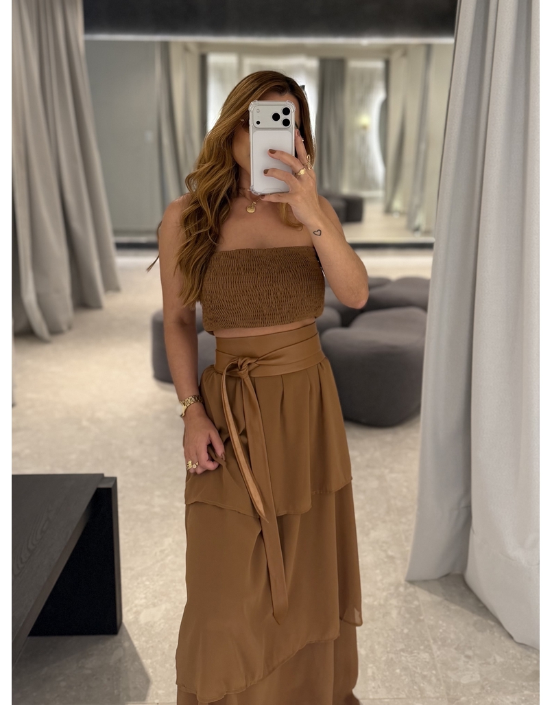 Cinto Faixa Caramelo