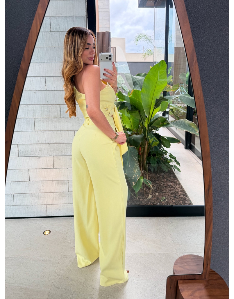 Conjunto Calça Felicity Amarelo